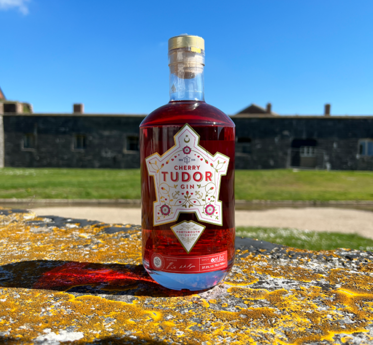 Cherry Tudor 'Pink' Gin The Portsmouth Distillery Co.